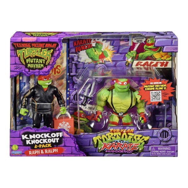 Teenage Mutant Ninja Turtles - Raph and Ralph Knockoff Knockout! Action Figure 2-Pack - Packshot 1