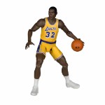 NBA - Magic Johnson (LA Lakers) Legends Series SportsPick Action Figure - Packshot 2