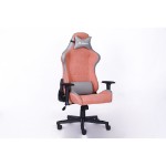 Playmax - Elite Gaming Chair - Fabric Pink and Light Grey - Packshot 2