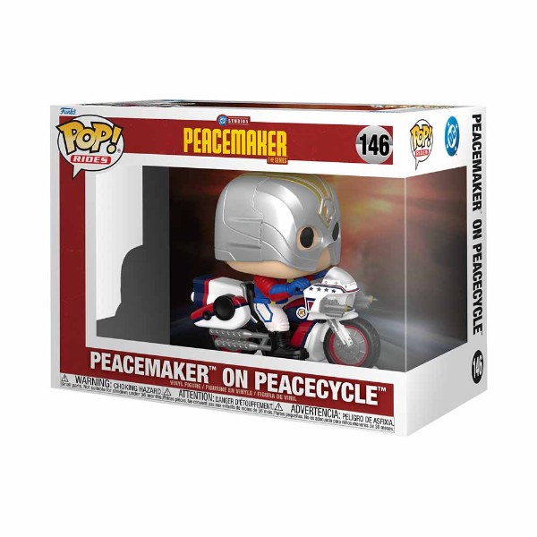 DC Comics – Peacemaker – Peacemaker on Peacecycle Pop! Rides Vinyl Figure - Packshot 2