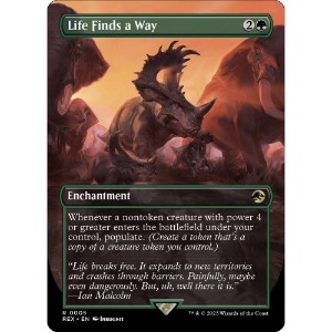 Magic: The Gathering - TCG - Universes Beyond: Jurassic World Collection - Life Finds a Way (Borderless) Normal 5 - NM/M