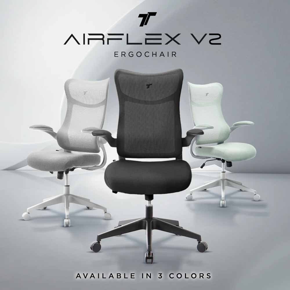 TT AIRFLEX V2 Ergochair - Graphite Black - Packshot 6