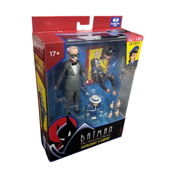DC Multiverse - Batman: The Animated Series (1992) - Ventriloquist & Scarface 6" Action Figure (Renee Montoya Build-A-Figure) - Packshot 1