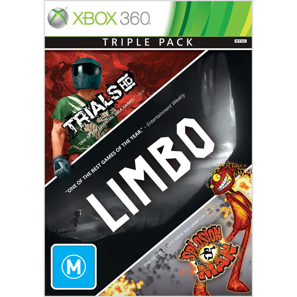 Trials HD & Limbo & Splosion Man - Packshot 1