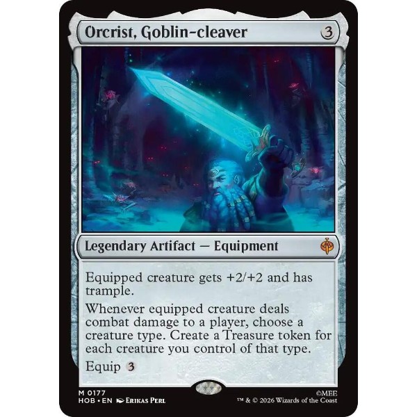 Magic: The Gathering - TCG - The Hobbit - Orcrist, Goblin-cleaver Foil 177 - NM/M - Packshot 1