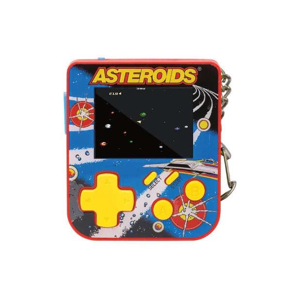 HyperMegaTech! Super Micro Keychain Gamer Console - Asteroids Edition - Packshot 1