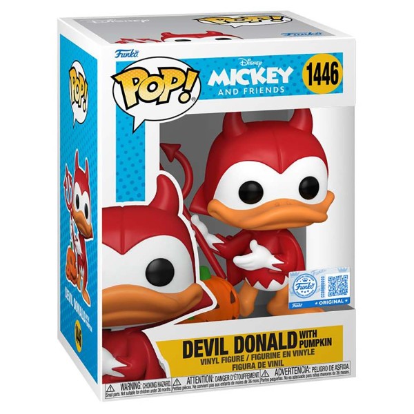 Disney - Devil Donald with Pumpkin Pop! Vinyl Figure - Packshot 3