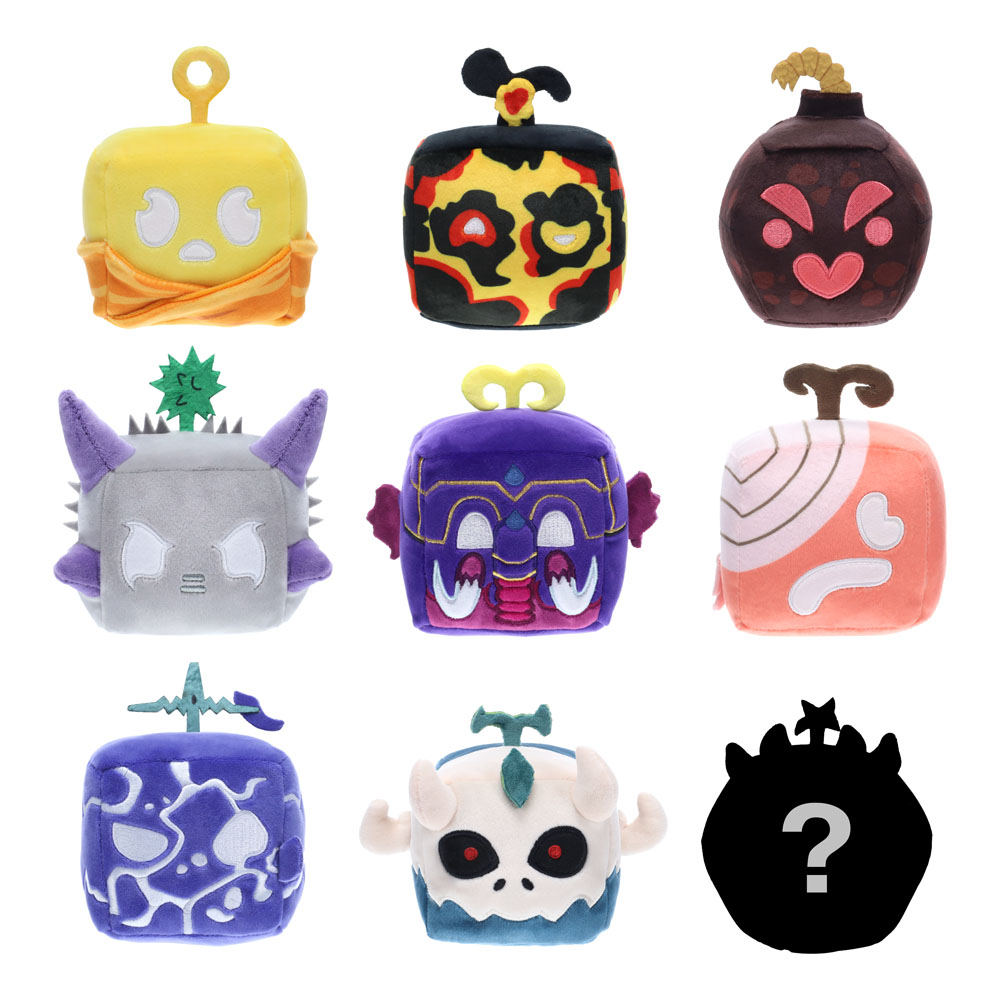 Blox Fruits - Mystery Fruit Minifigure Paquete De 4 (1.5 Pulgadas De Alto, Serie 1) [Incluye DLC