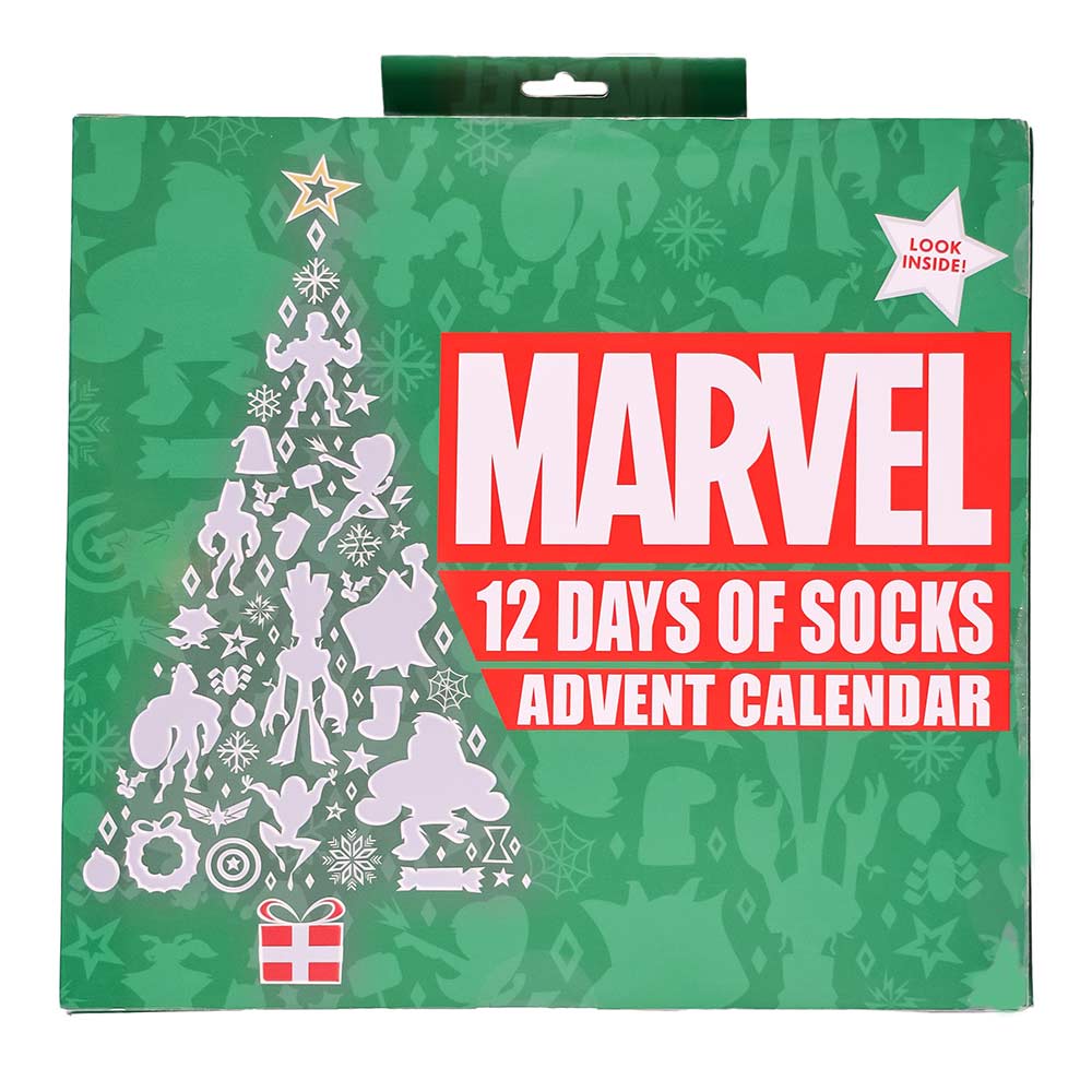 Marvel - 12 Days of Socks Advent Calendar - Packshot 1