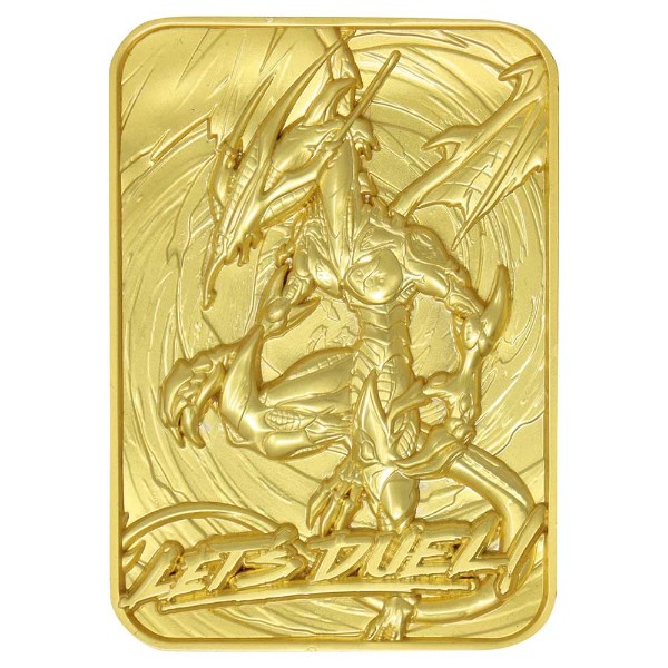 Fanattik YuGiOh! Limited Edition 24K Gold Metal Card – Winged Dragon Of Ra, Sammlerstück Für Fans