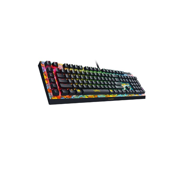 Razer - BlackWidow V4 X Pokemon Edition Gaming Keyboard - Packshot 3