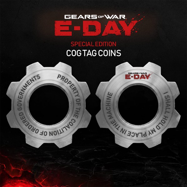 GWP GEARS OF WAR EDAY COG TAG