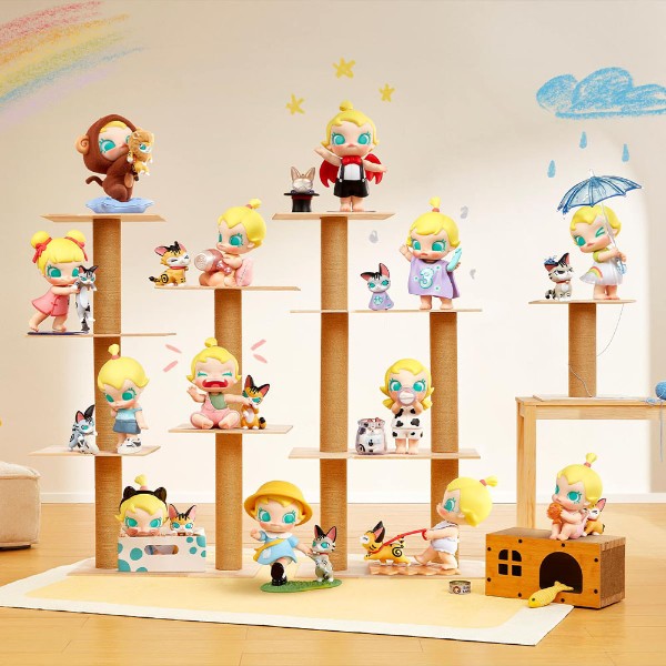 POP MART - Baby Molly & Baby Tabby Series Figures Blind Box (Single Box) - Packshot 3