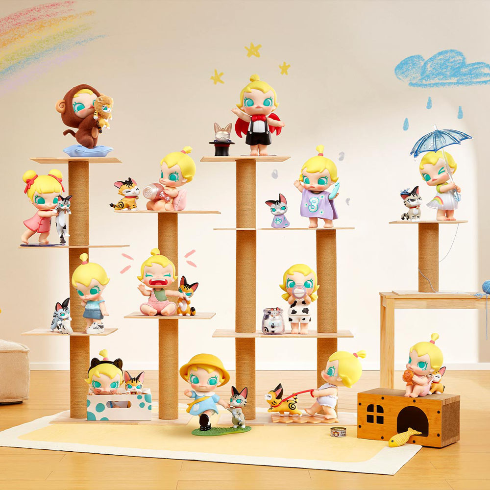POP MART - Baby Molly & Baby Tabby Series Figures Blind Box (Single Box) - Packshot 3