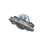 Rick and Morty - Space Cruiser Pin