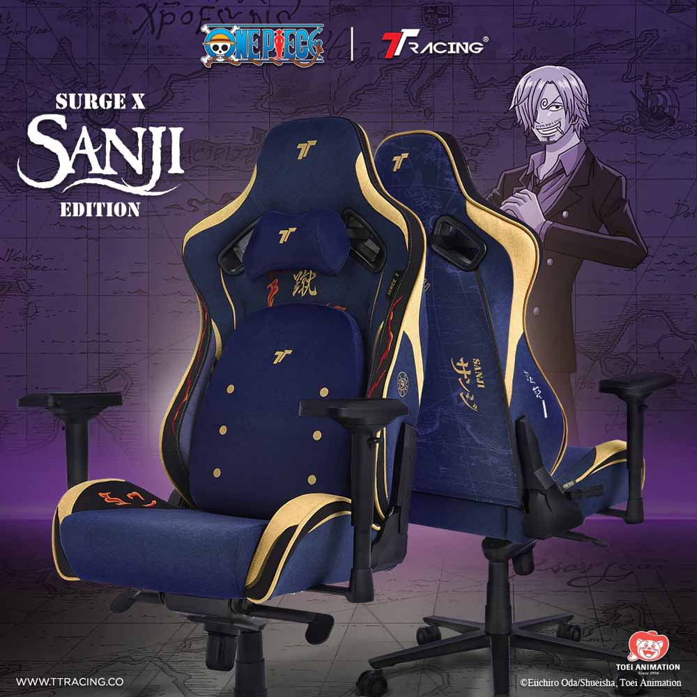TTRacing Surge X Air Threads Fabric Gaming Chair - Sanji Edition - Packshot 5