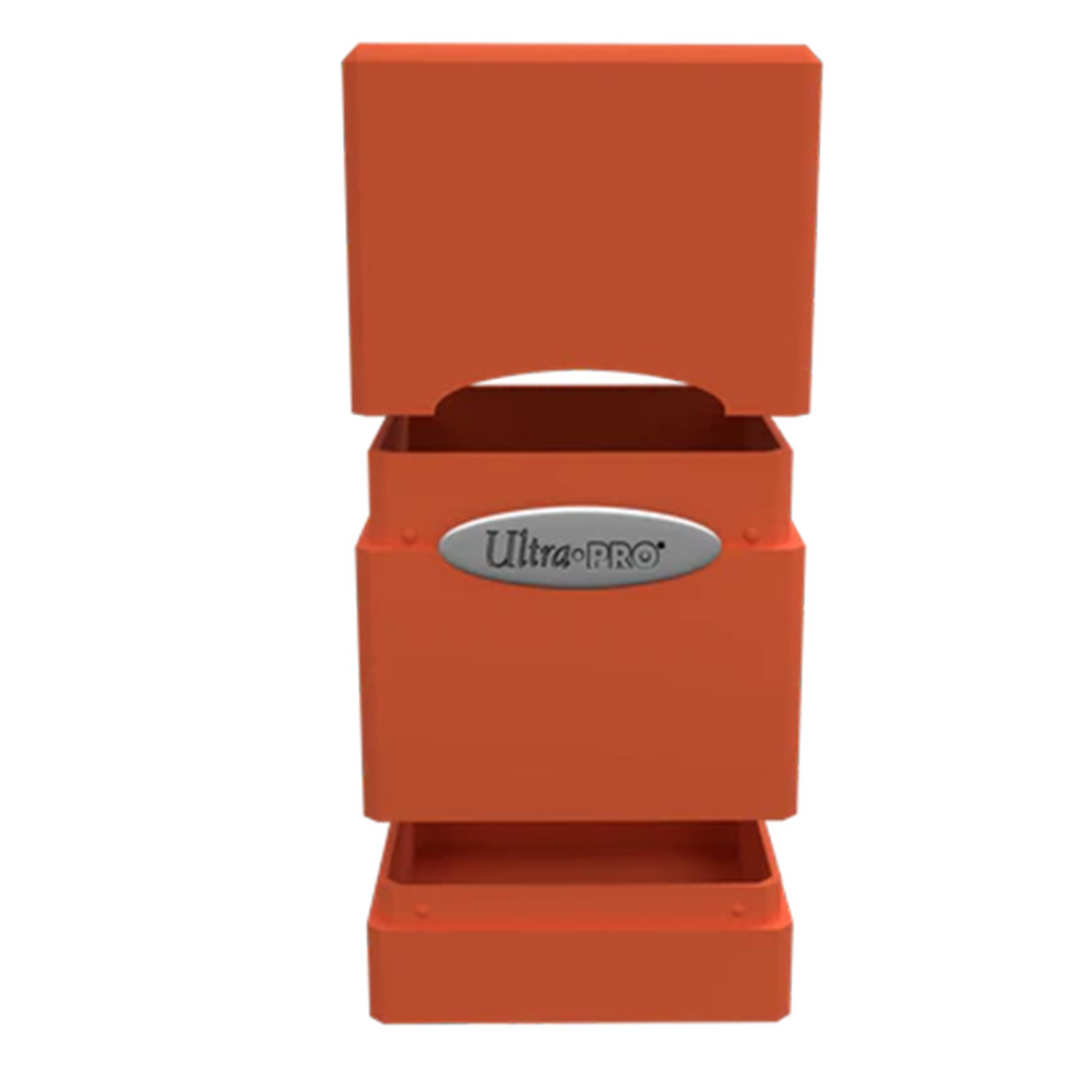 Ultra Pro Classic Satin Tower Deck Box Orange Toys and Collectibles EB Games New Zealand