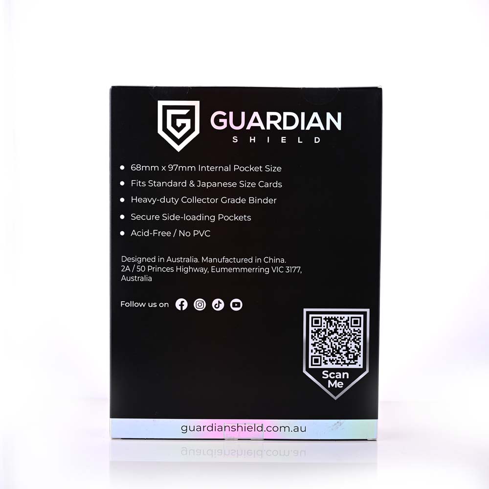 Guardian Shield - 9 Pocket Trading Card Binder - Black - Packshot 4