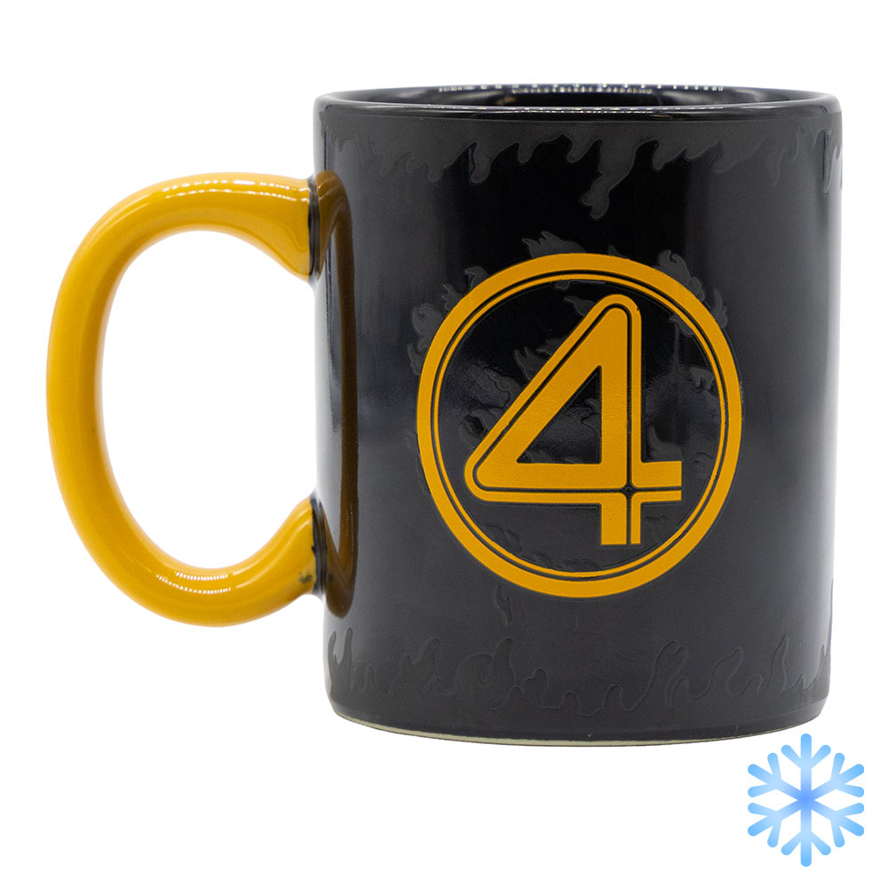 Marvel - The Fantastic Four: First Steps Human Torch Flame On Heat Change Mug - Packshot 4