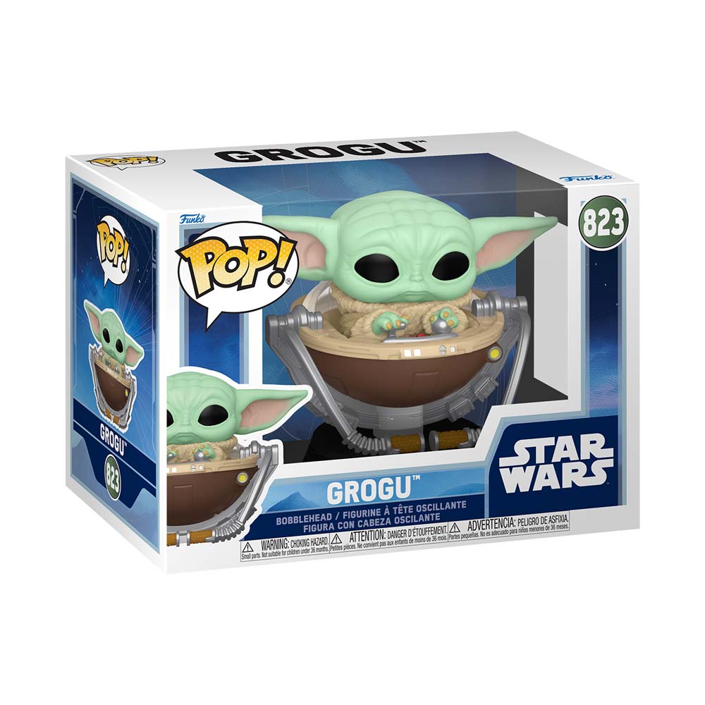 Star Wars - The Mandalorian & Grogu - Grogu in Hover Pram Pop! Vinyl Figure - Packshot 2
