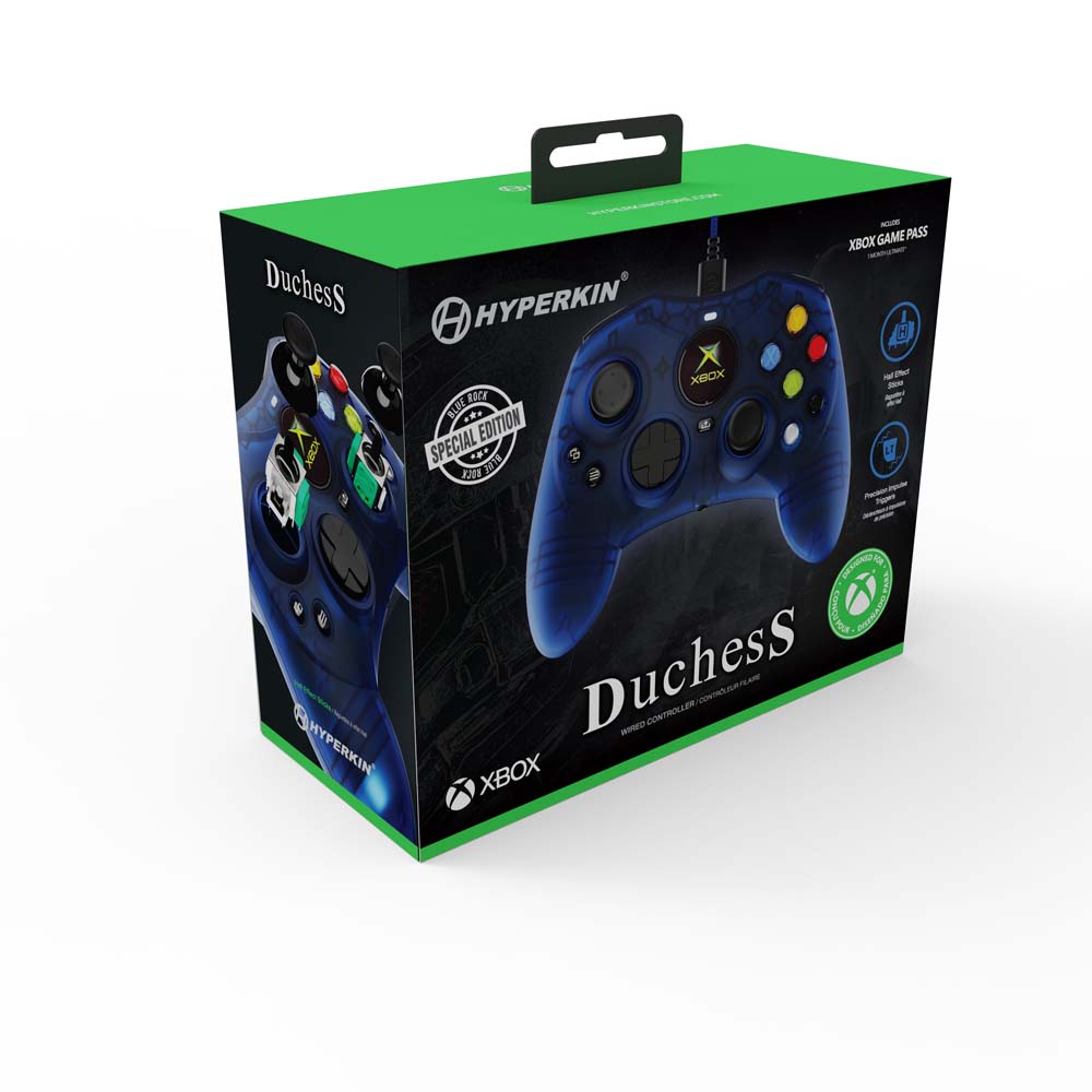 Hyperkin - DuchesS XBOX Wired Controller - Blue - Packshot 6