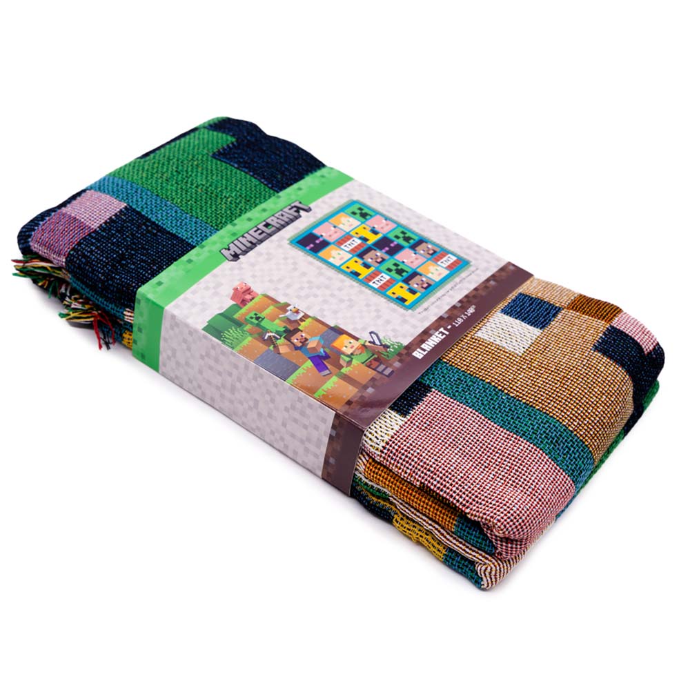 Minecraft - Mobs and Characters Woven Blanket - Packshot 2