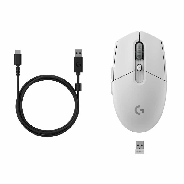 Logitech G305 X SUPERLIGHT Gaming Mouse - White - Packshot 3