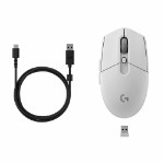 Logitech G305 X SUPERLIGHT Gaming Mouse - White - Packshot 3