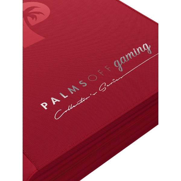 Palms Off Gaming - Collector's Series 4 Pocket Zip Trading Card Binder - Red - Packshot 4