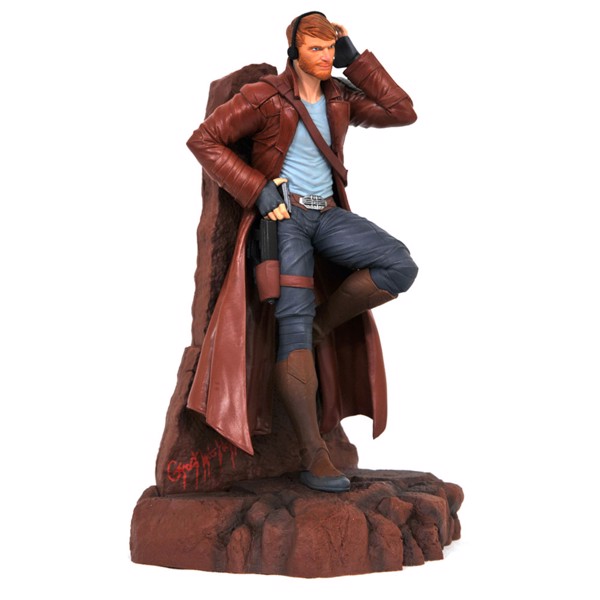 Marvel - Guardians of the Galaxy - Star-Lord Comic Marvel Gallery 9” PVC Diorama Statue - Packshot 2