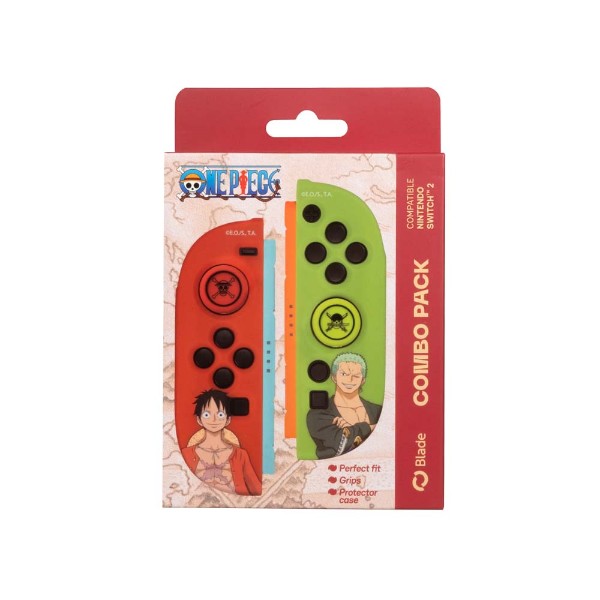 One Piece - Nintendo Switch 2 Joy-Con Cases & Grips Combo Pack - Luffy & Zoro - Packshot 3