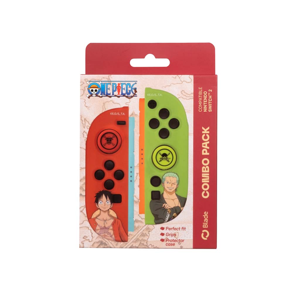 One Piece - Nintendo Switch 2 Joy-Con Cases & Grips Combo Pack - Luffy & Zoro - Packshot 3