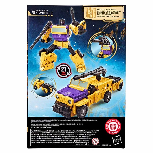 Transformers - Combaticon Swindle Voyager Class Action Figure - Packshot 5