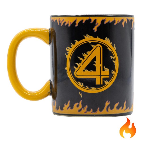 Marvel - The Fantastic Four: First Steps Human Torch Flame On Heat Change Mug - Packshot 2