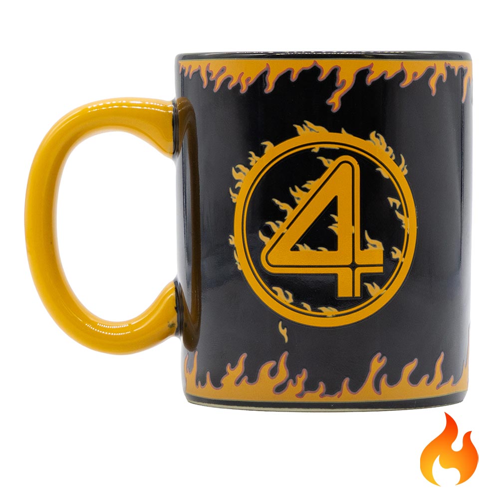 Marvel - The Fantastic Four: First Steps Human Torch Flame On Heat Change Mug - Packshot 2