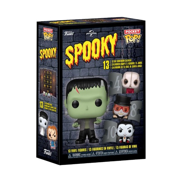 Universal Studios - Halloween Pocket Pop! 13 Day Countdown Calendar - Packshot 1