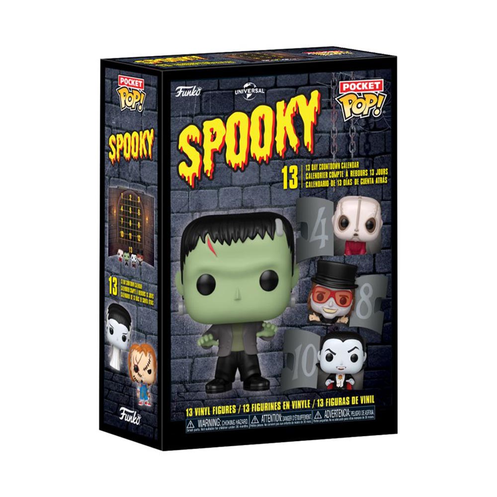 Universal Studios - Halloween Pocket Pop! 13 Day Countdown Calendar - Packshot 1