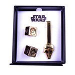 Star Wars - Dice with Millennium Falcon Tie Clip and Cuff-link Set - Packshot 1