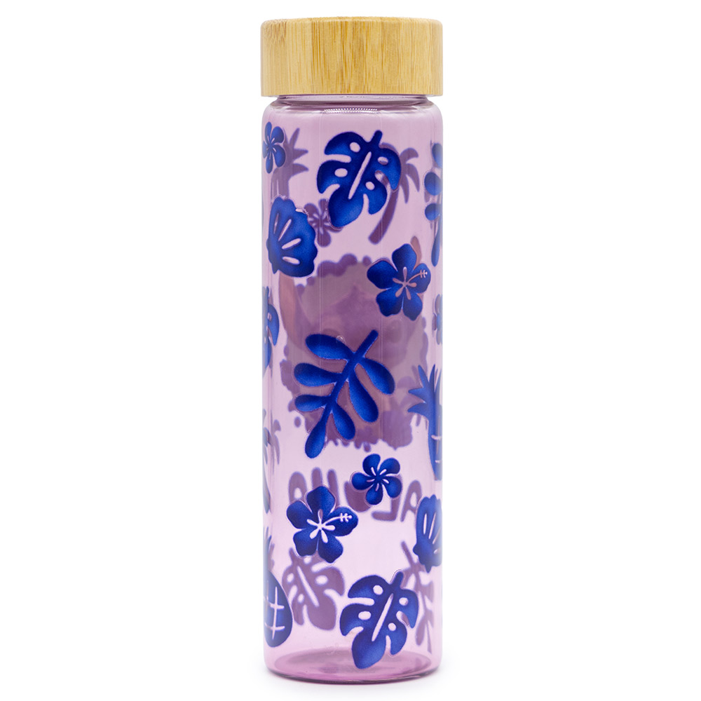 Disney - Lilo & Stitch (2025) - Stitch Aloha Glass Drink Bottle - Packshot 2