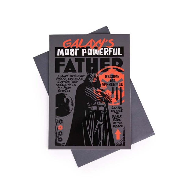 Star Wars - Galaxy's Most Powerful Father Greeting Card - Packshot 1