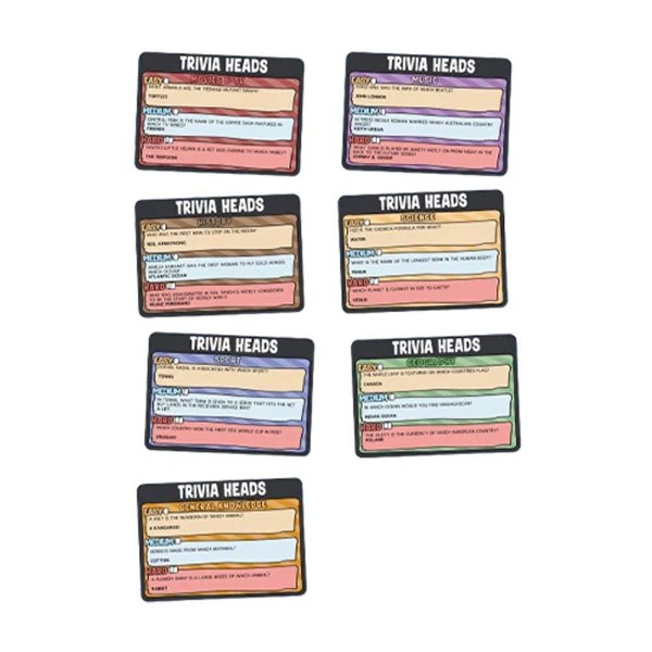 Trivia Heads Card Game - Packshot 4