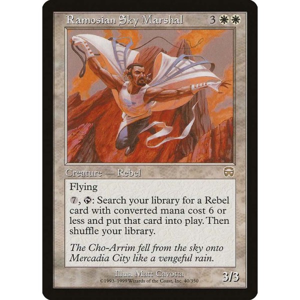 Magic: The Gathering - TCG - Mercadian Masques - Ramosian Sky Marshal 40 Foil - Packshot 1