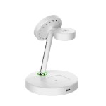 Laser 3 in 1 Wireless Charging Station - White - Packshot 2