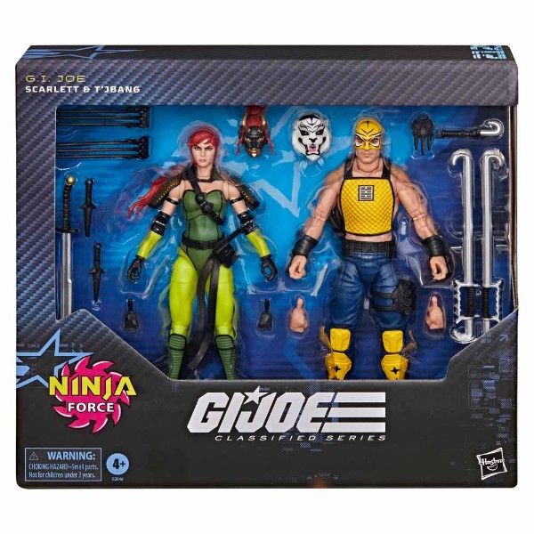 G.I. Joe - Classified Series #212 - Ninja Force Scarlett and T'Jbang Action Figure 2-Pack - Packshot 3