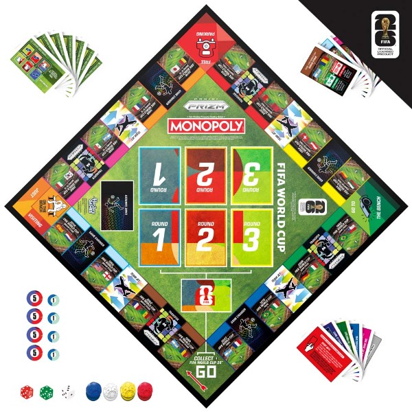 Monopoly Panini Prizm FIFA World Cup Edition Board Game - Packshot 6
