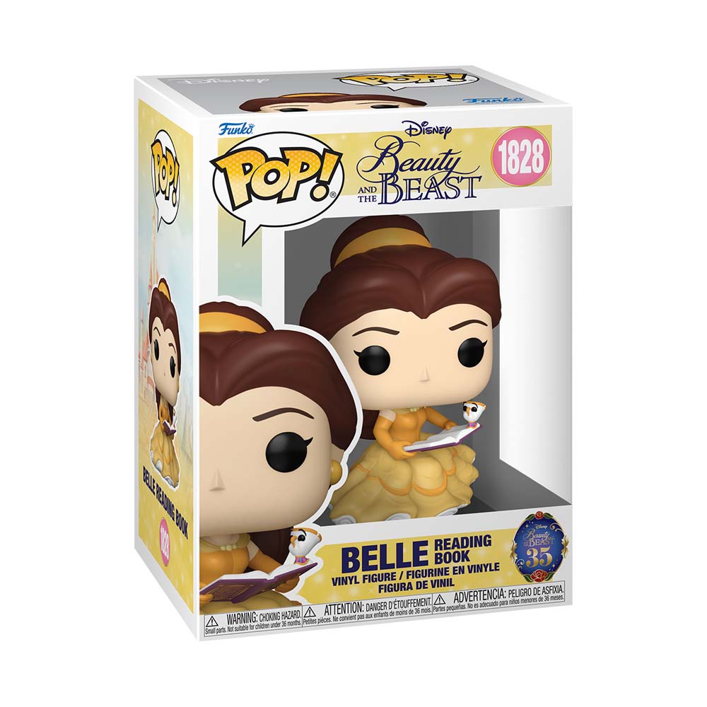 Disney - Beauty and the Beast - Belle Reading Book Pop! Vinyl Figure - Packshot 2