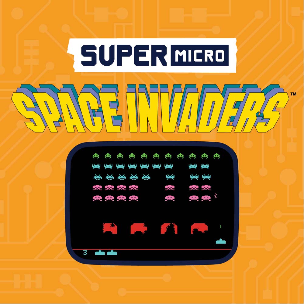 HyperMegaTech! Super Micro Keychain Gamer Console - Space Invaders Edition - Packshot 4