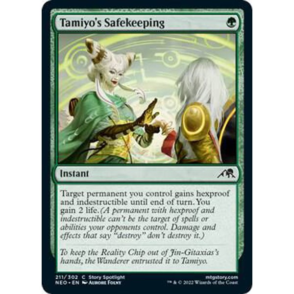 Magic: The Gathering - TCG - Kamigawa: Neon Dynasty - Tamiyo's Safekeeping 211 Foil - Packshot 1