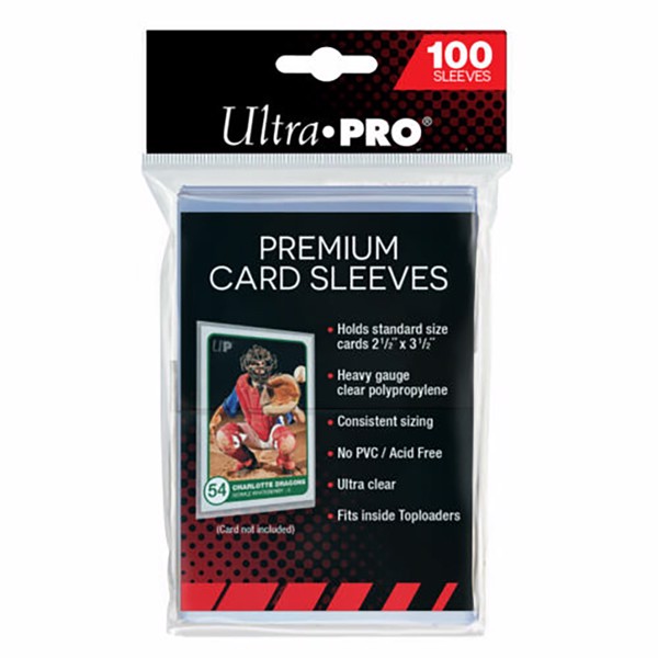 Ultra PRO Premium Soft Card Sleeves – 100 Pack – Standard Size 35pt