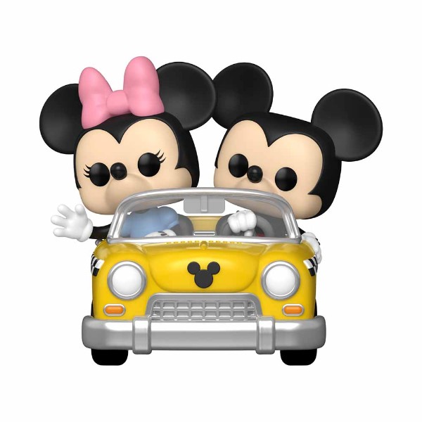 Disney - Mickey and Friends - Mickey Mouse and Minnie Mouse in Taxi Pop! Rides Vinyl Figure - Packshot 1